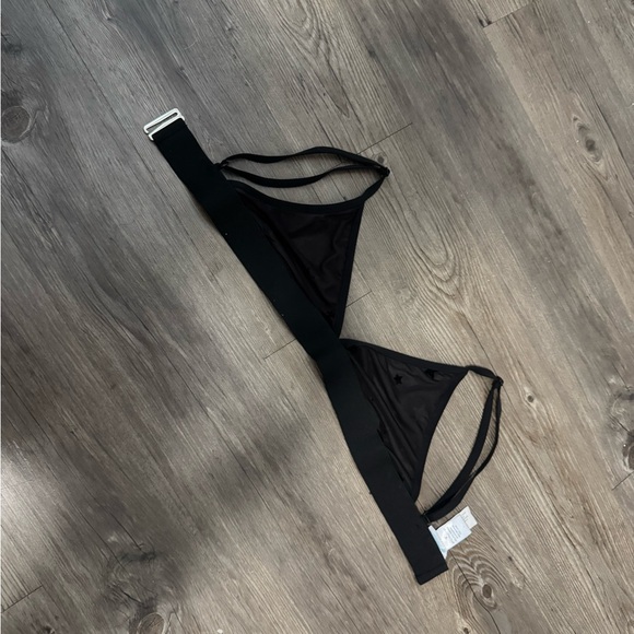 iHeartRaves Other - Black Sheer Triangle Bralette